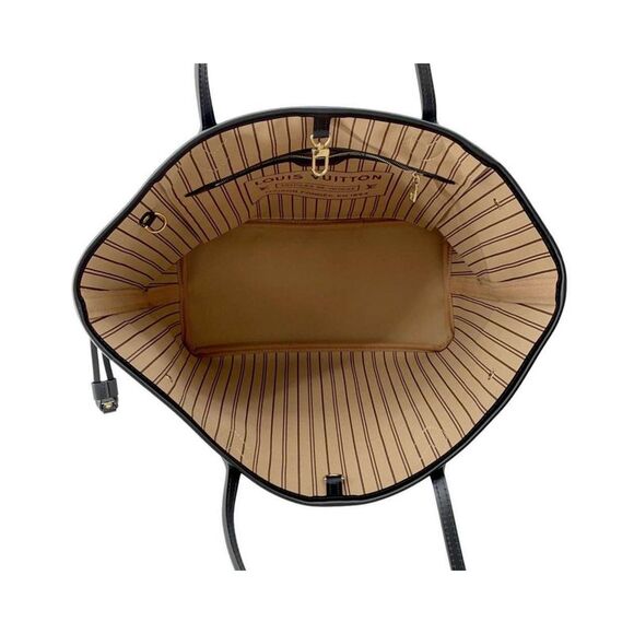 Pre Loved Louis Vuitton Neverfull MM Zebra Print Tote Women Brown Tote Bags - Picture 5 of 8